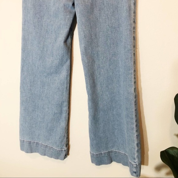 MUMU Blue Cropped Farrah Trouser retro high waist - Picture 7 of 12